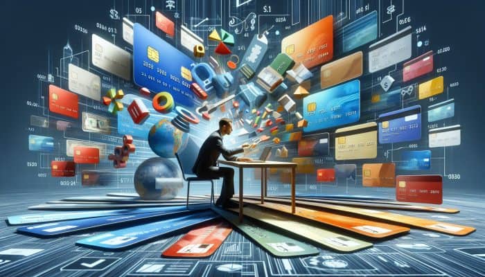 How to Consolidate Debt Without Hurting Credit: UK Guide | DCL How to Consolidate Debt Without Hurting Credit: A person at a desk merging multiple colorful credit cards and loan papers into one streamlined document.