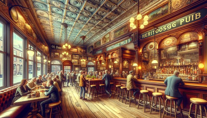 Historic bars of Gateway District: Old Stone Tavern, Heritage Pub, Ye Olde Alehouse, Victorian Taproom with poetry night.