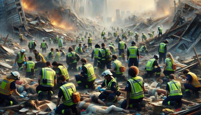 Disaster First Responders: Courageous Heroes in Crisis
