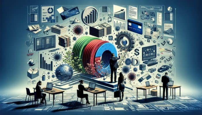 Does Debt Consolidation Mean More Debt: UK Insights | DCL Does Debt Consolidation Mean More Debt: A person merging various debt symbols into one large loan document, representing debt consolidation in the UK.