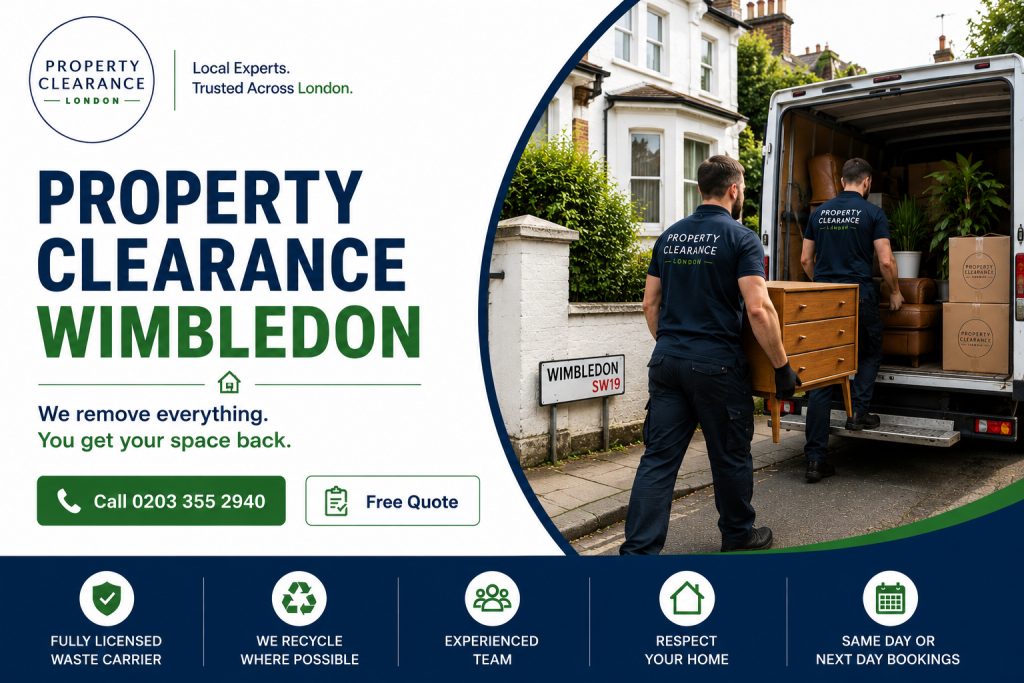 Property Clearance Services in Wimbledon for Fast Help