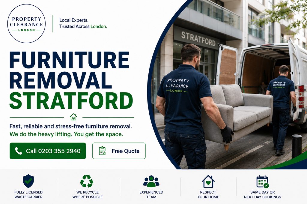 Furniture Removal Services in Stratford: Get Quotes Today