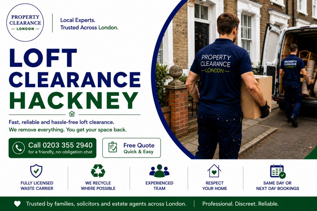 Loft Clearance Services in Hackney: Expert Solutions