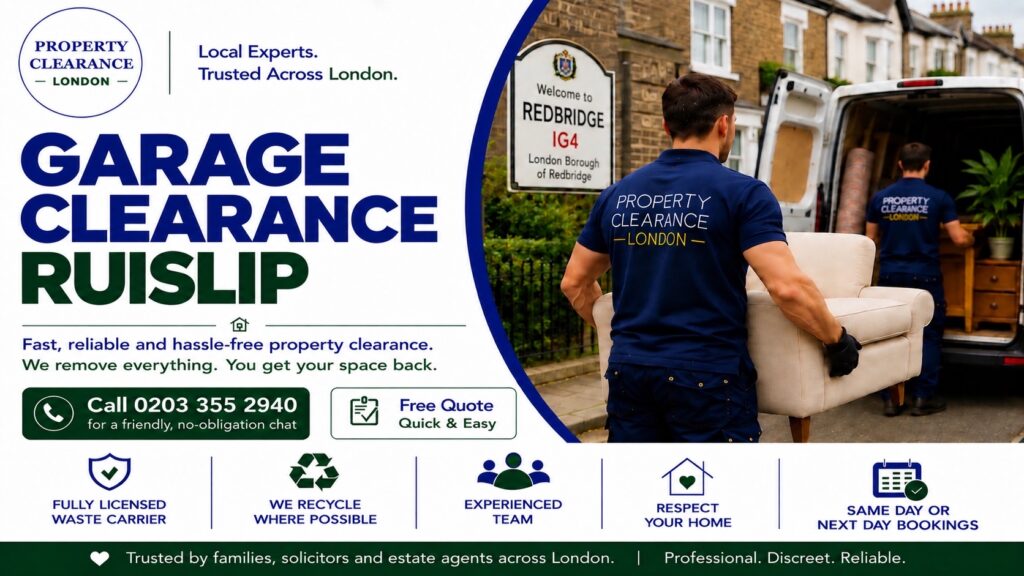 Garage Clearance Services: Expert Solutions in Ruislip